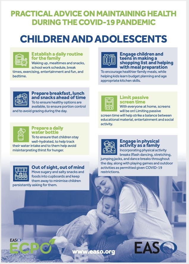 Practical advice on maintaining health during the covid-19.