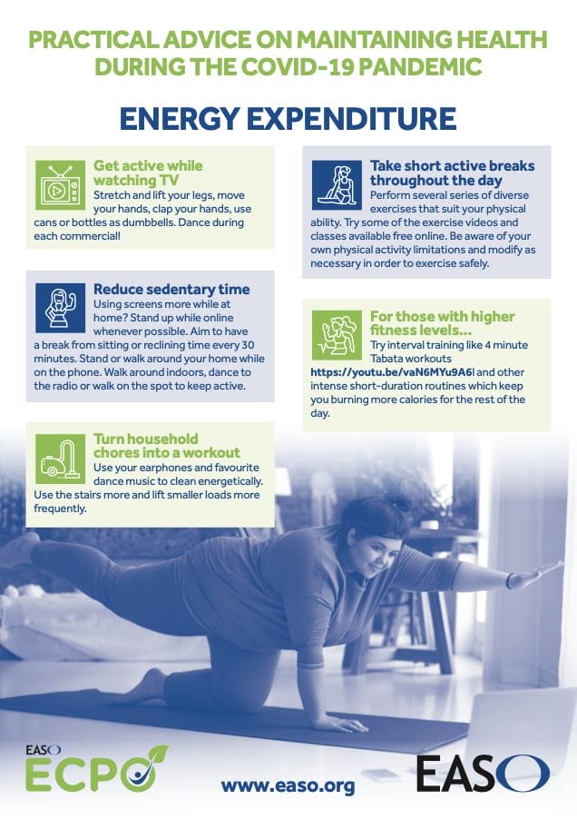 Practical advice on maintaining health during the covid-19 pandemic.