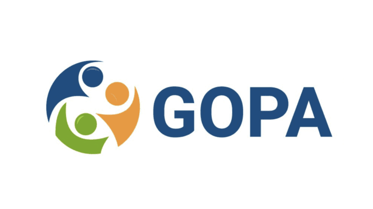 Gopa logo on a white background.
