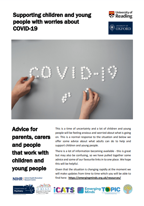 Supporting children and young people during covid-19.