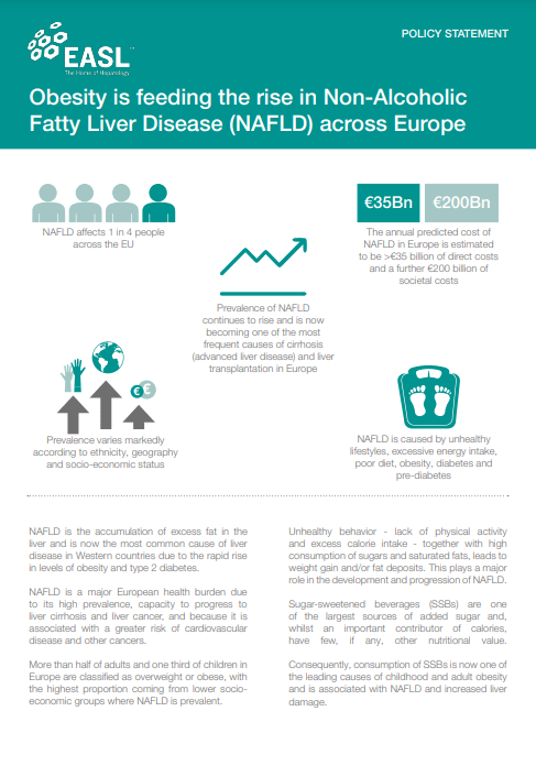 Esl feeding the rise in non-alcoholic fatty liver disease napl europe.