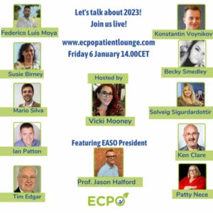 A flyer with the words let's talk about 2023.