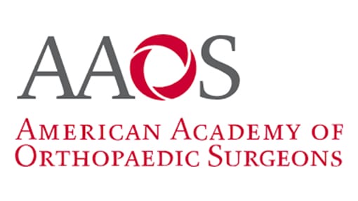 The american academy of orthopaedic surgeons logo.