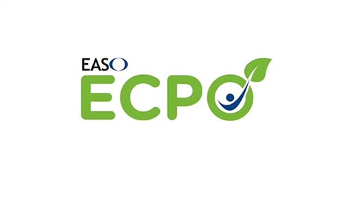 The logo for easo ecpo.