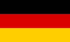 The flag of germany.
