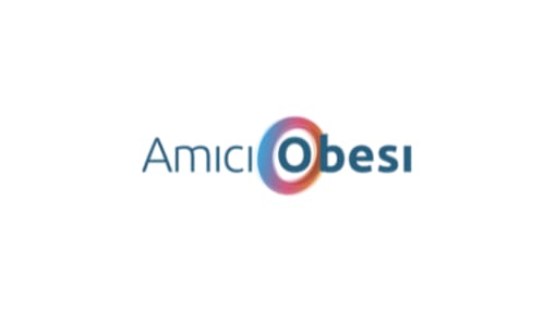 Amico obesi logo on a white background.