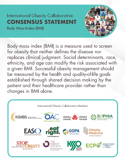 International obesity collaborative consensus statement.