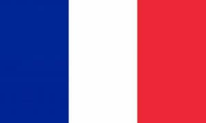 The flag of france.